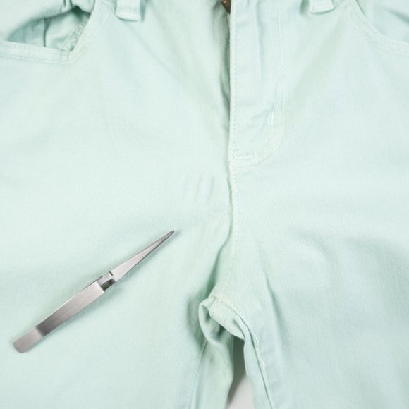 J. CREW Toothpick mint green ankle jeans size 28 - Picture 11 of 12